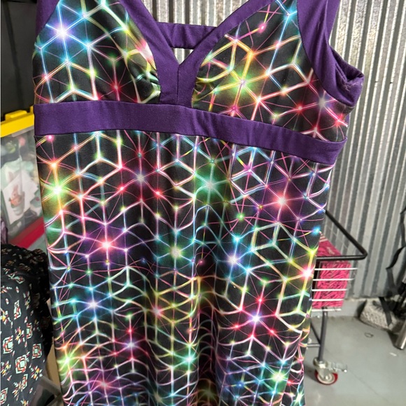 Colorful Geometric Pattern Dress - Picture 2 of 3